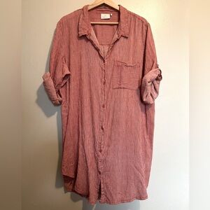 Kaffe Women's Kavivian Shirt Dress 3/4 Blouse